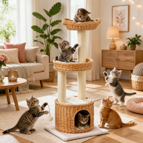 Katzen kratzbaum aus sisal - sisal, und