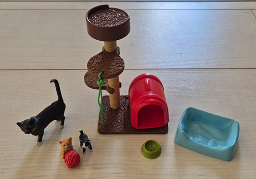 Schleich katzen mit - katzen, und